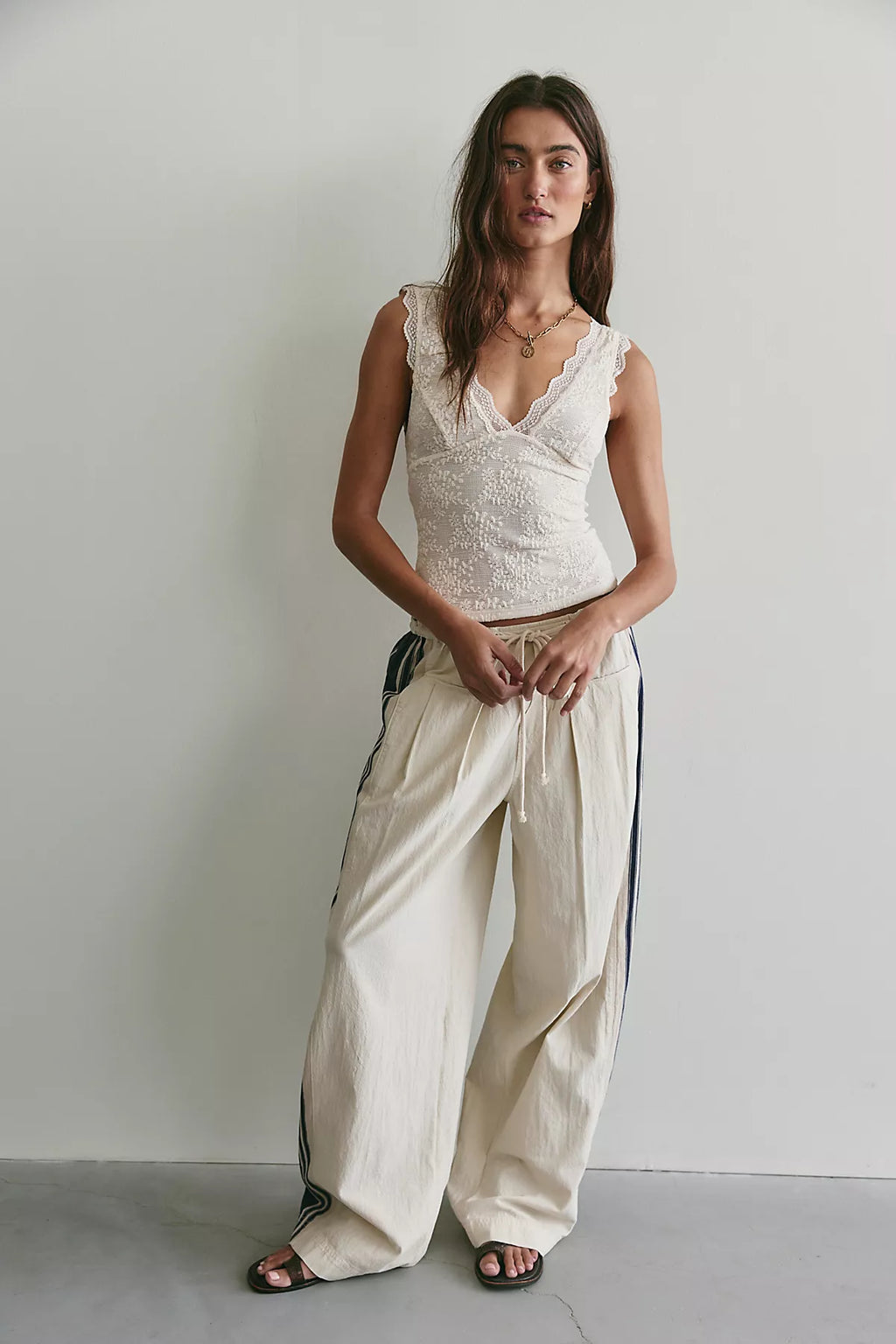 Hudson Canyon Side Printed Pull-On Pants
