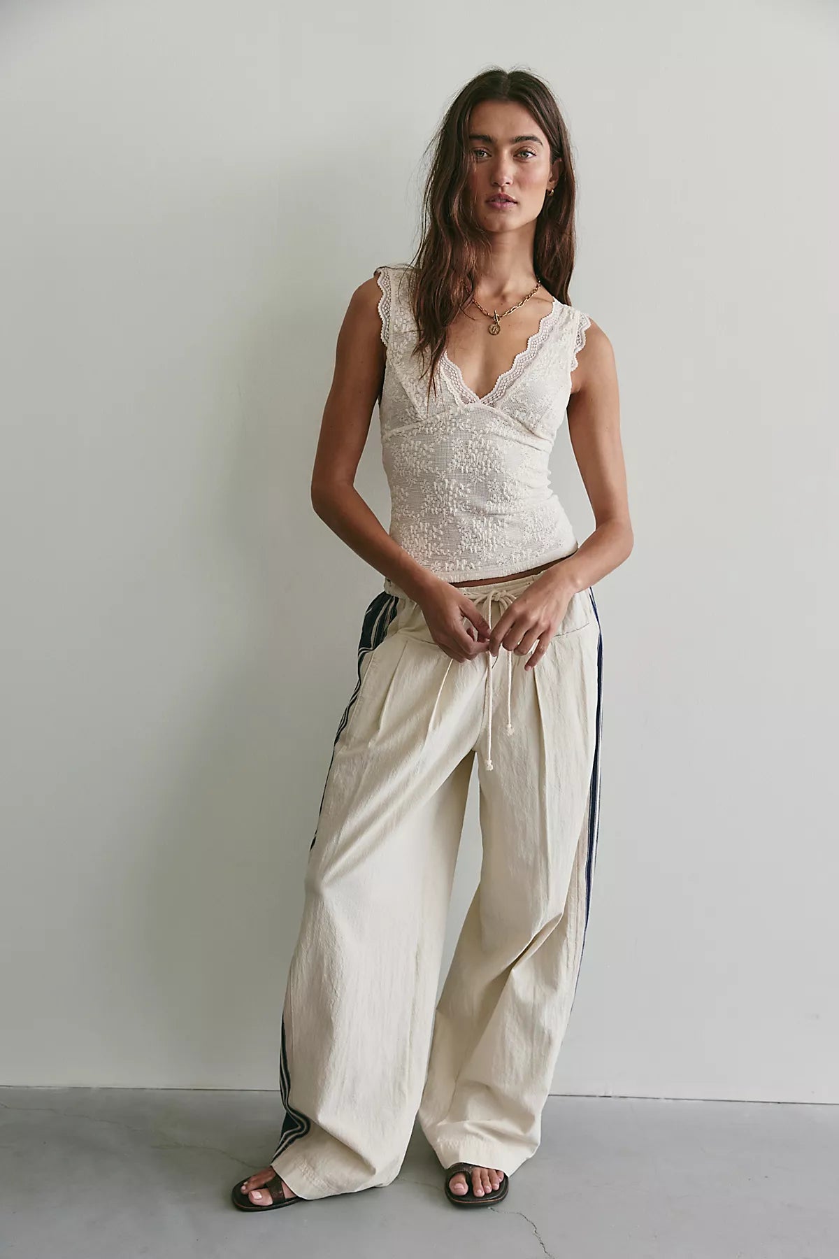 Hudson Canyon Side Printed Pull-On Pants