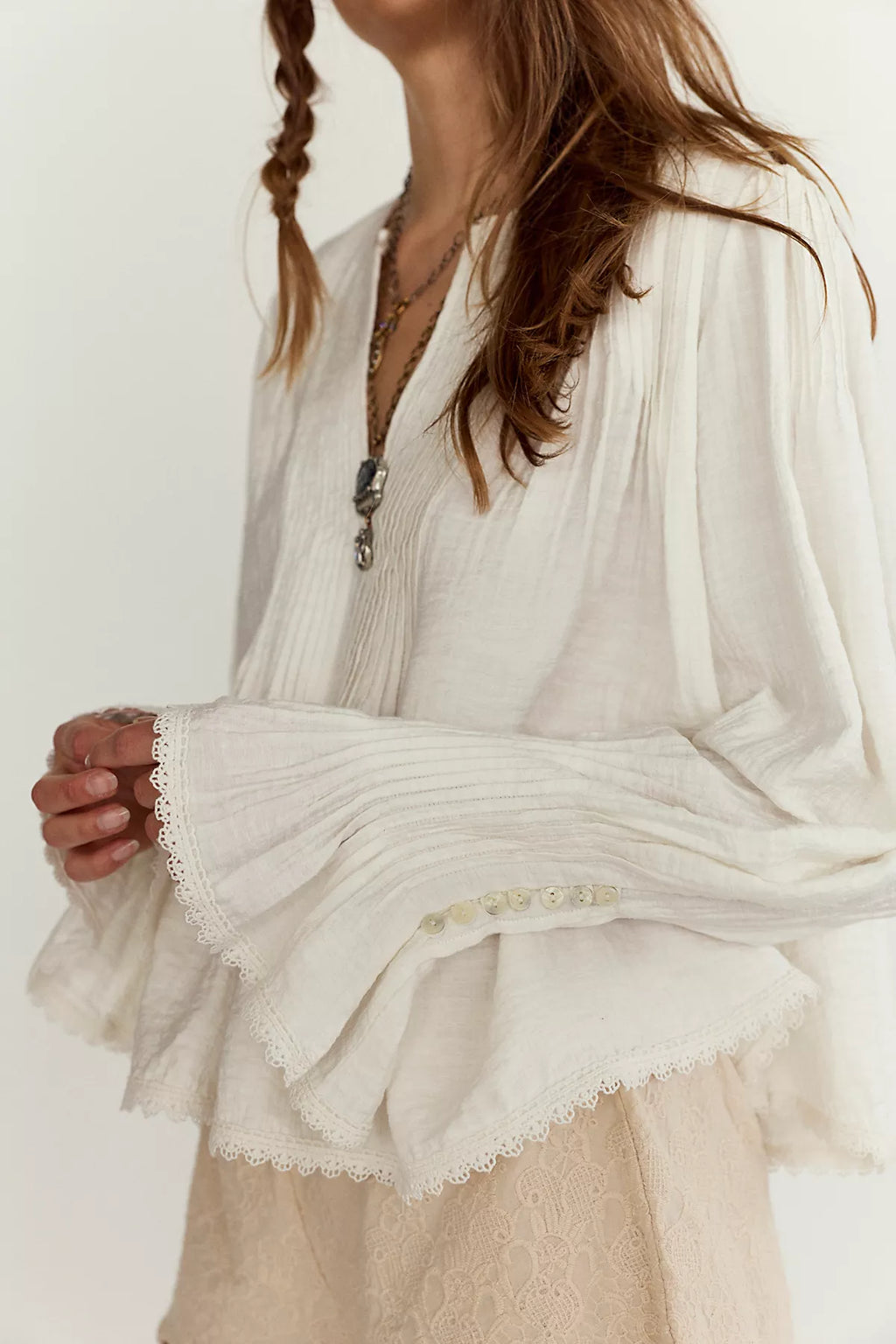 Thousand Pintucks Blouse