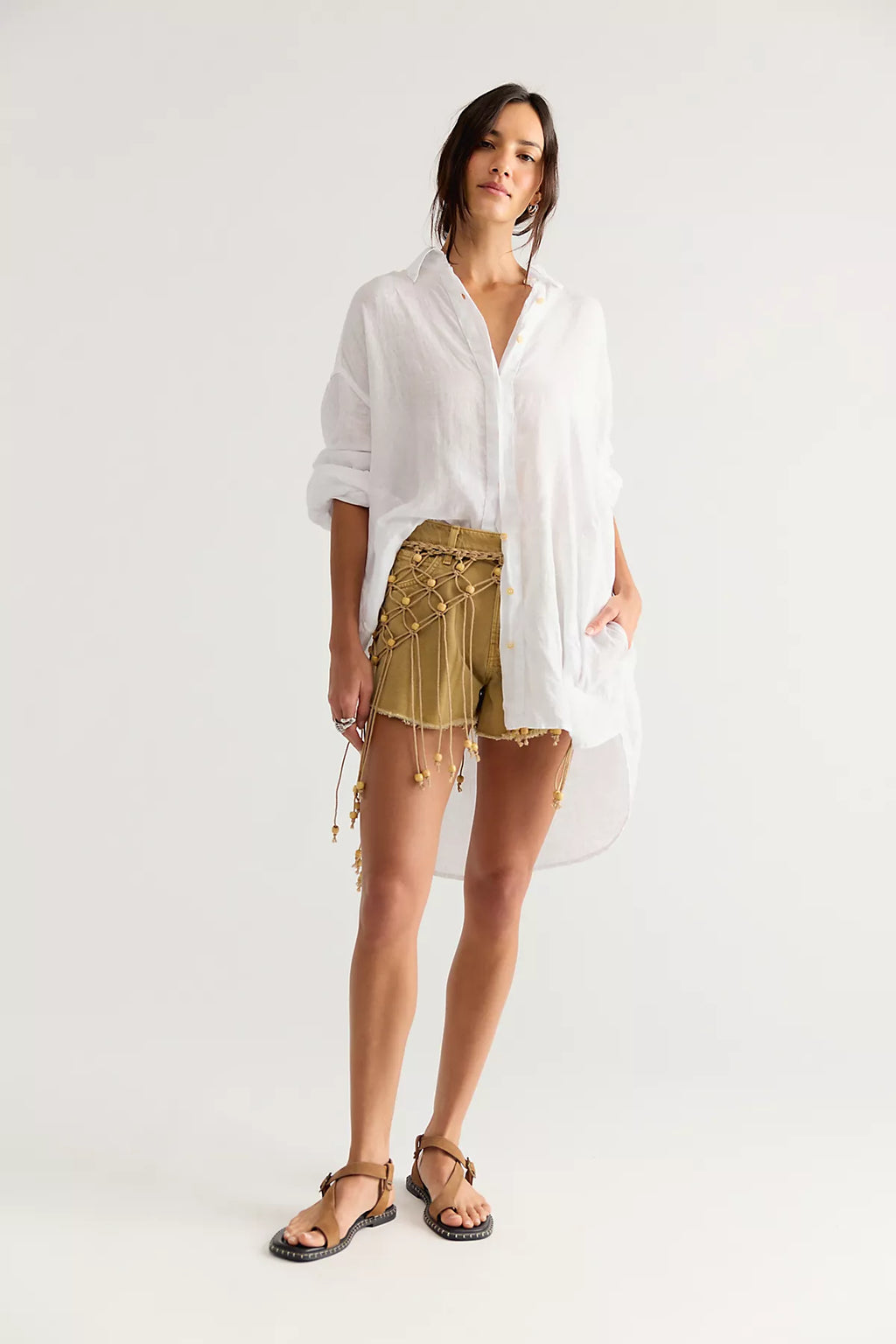 Selene Button Down Linen Shirt