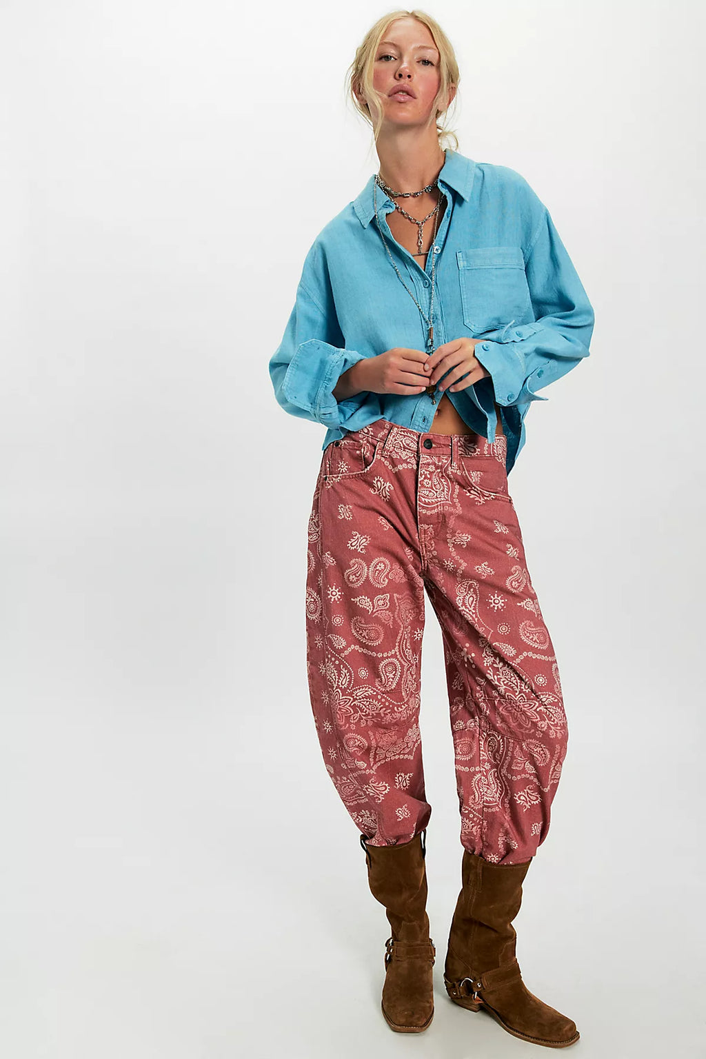 We The Free Laurel Linen Button Down Top
