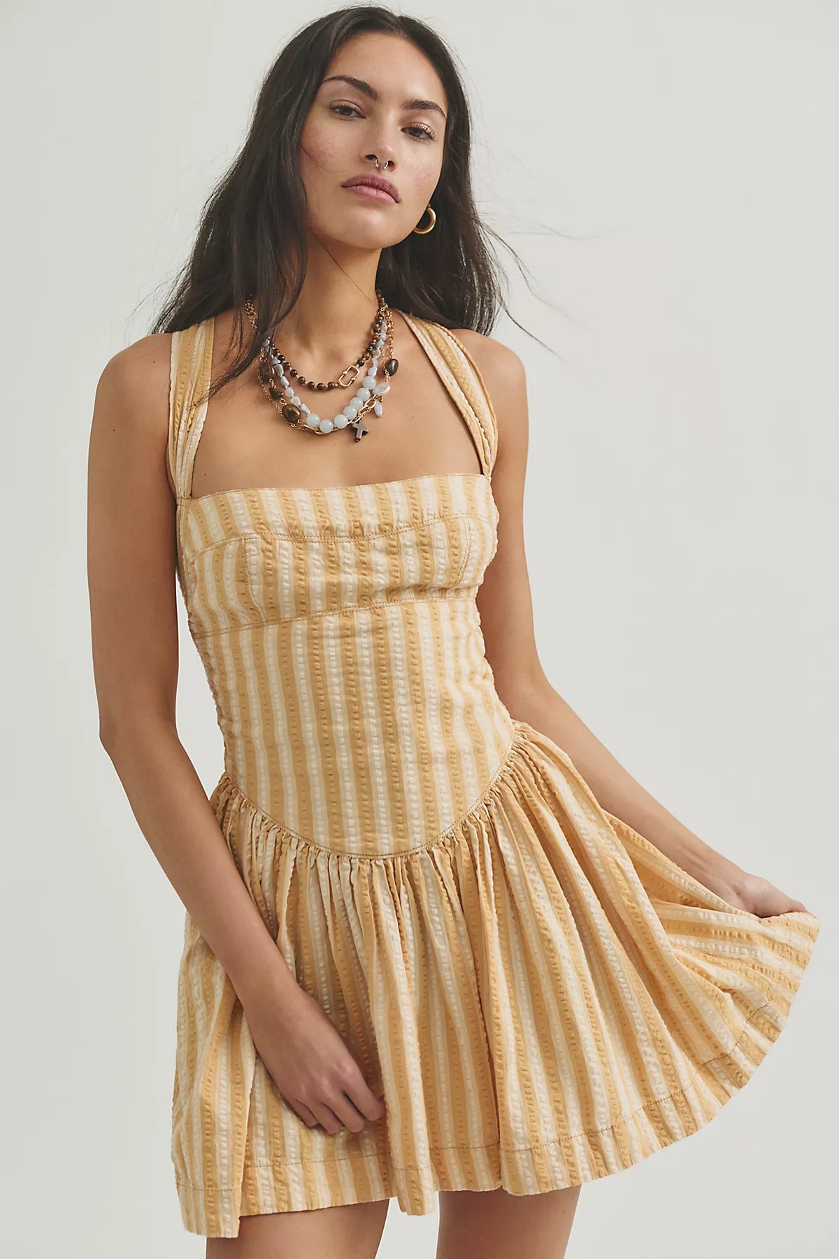 Laurel Plaid Mini Dress
