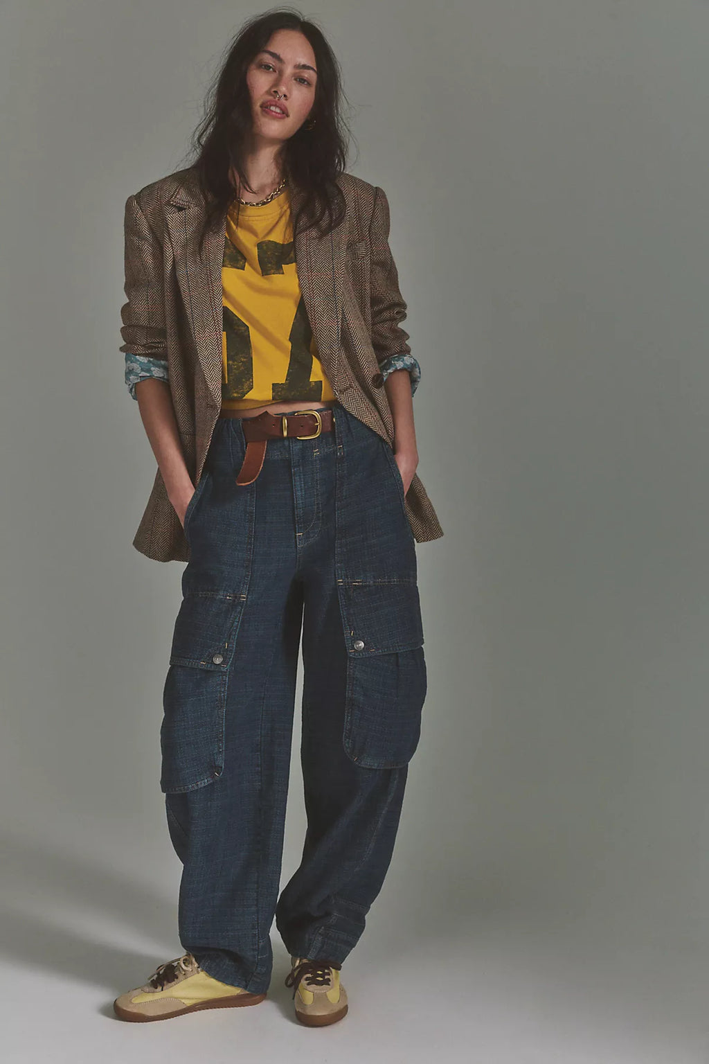 We The Free Brentwood Textured Cargo Jeans