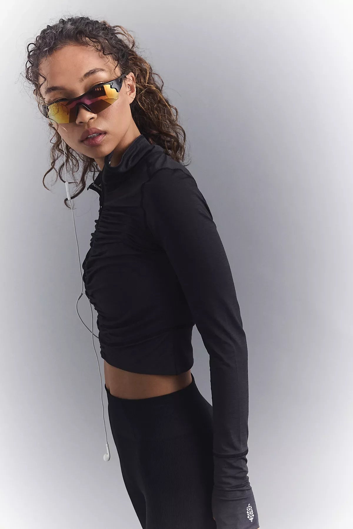 Tempo Ruched UV Protection Half Zip