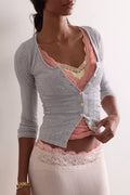 So Soft Pointelle Cardi