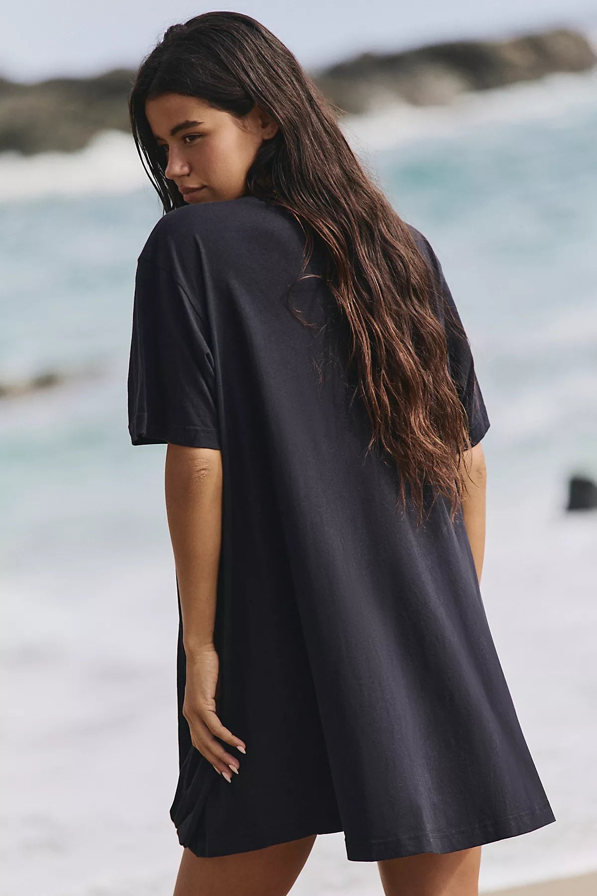 Shorebound Cotton-Jersey Mini Dress
