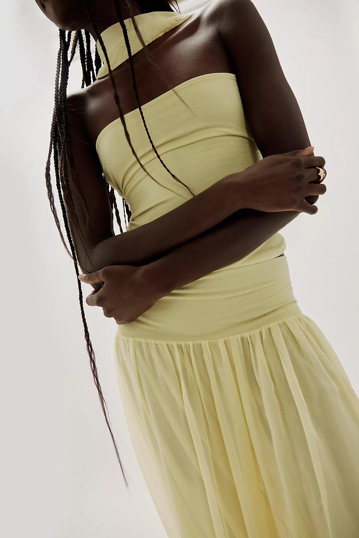 Belle Anna Shadow Midi Skirt Set