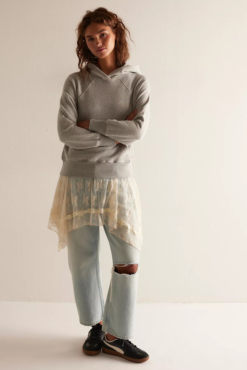 Lady Lux Midi Slip Skirt