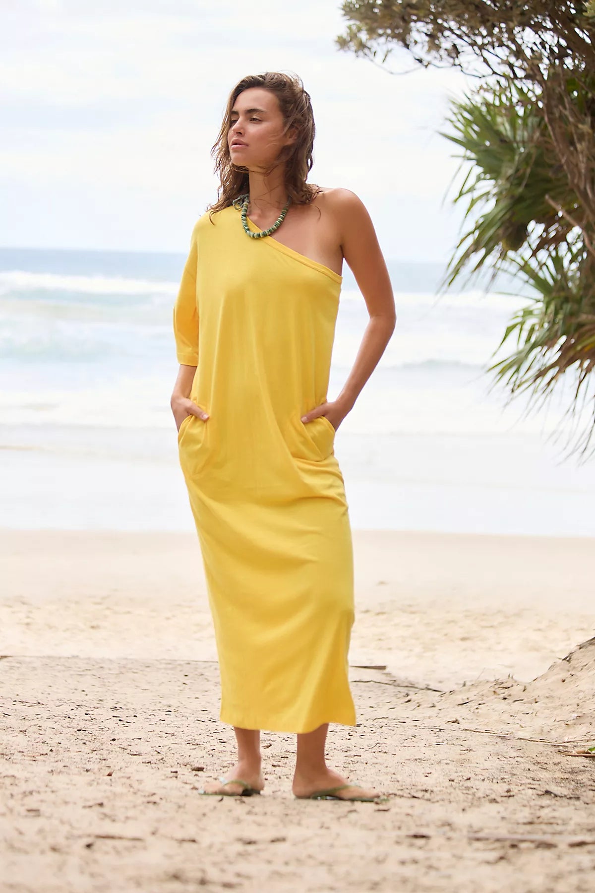 Saltaire Cotton-Jersey Maxi Dress