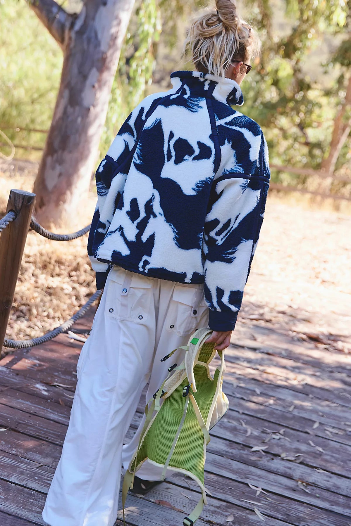 Mountain High Printed Half-Zip Fleece