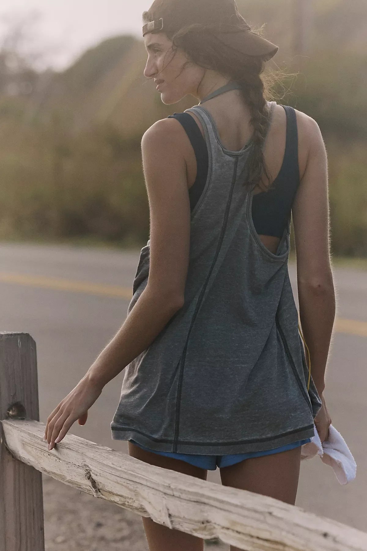 Rundown Burnout Tunic Tank