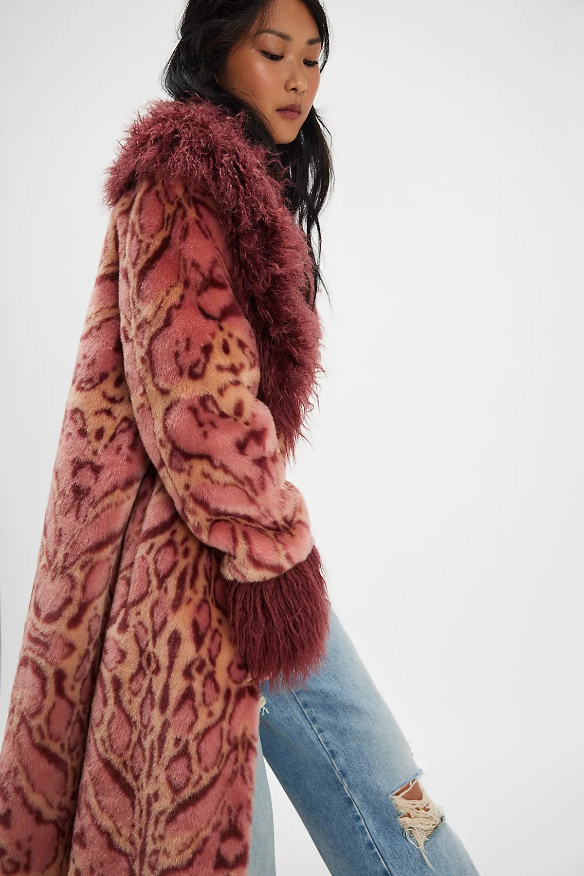 Unreal Fur Cuvée Rose Coat