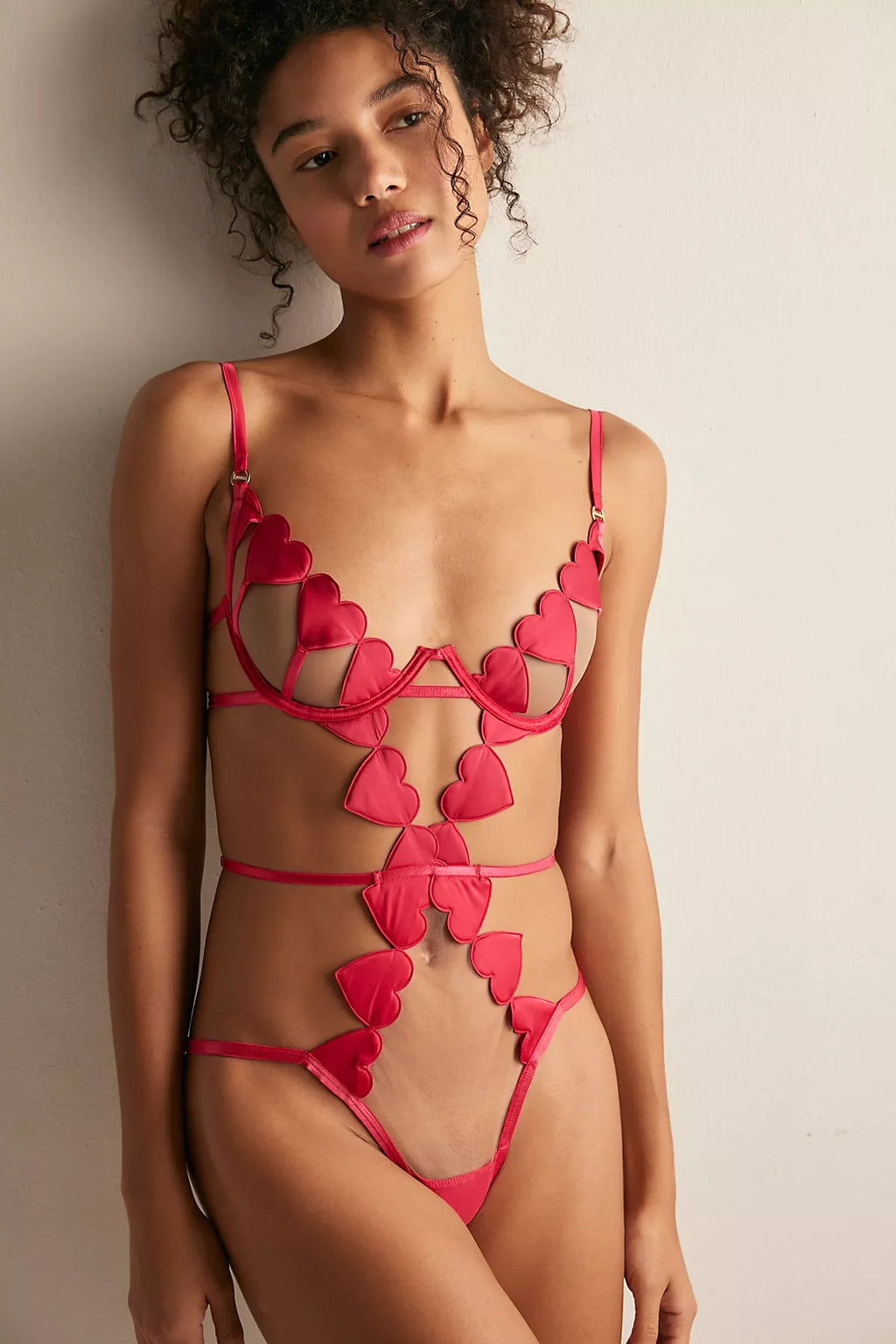 Bluebella Gia Open Heart Wired Bodysuit