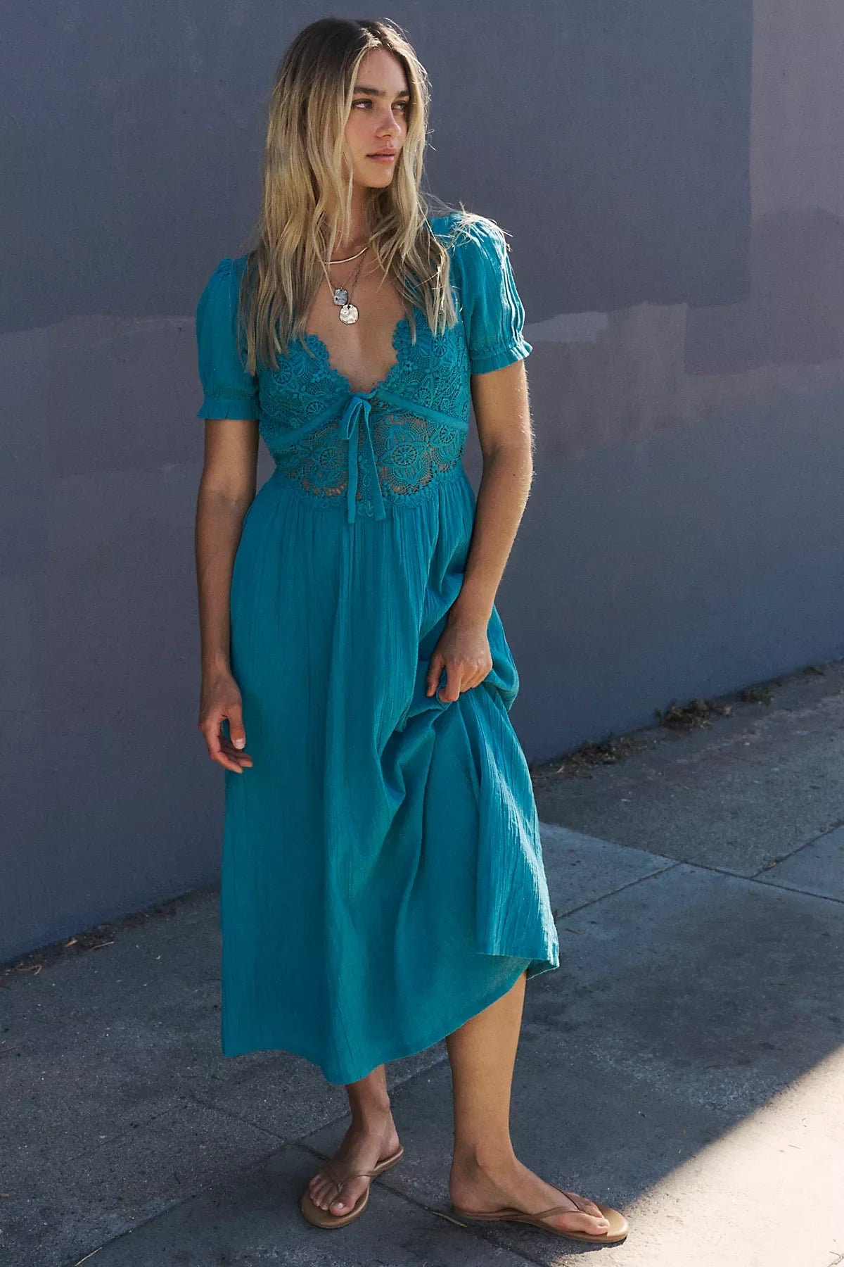 All You Need Is Lace Midi Dress