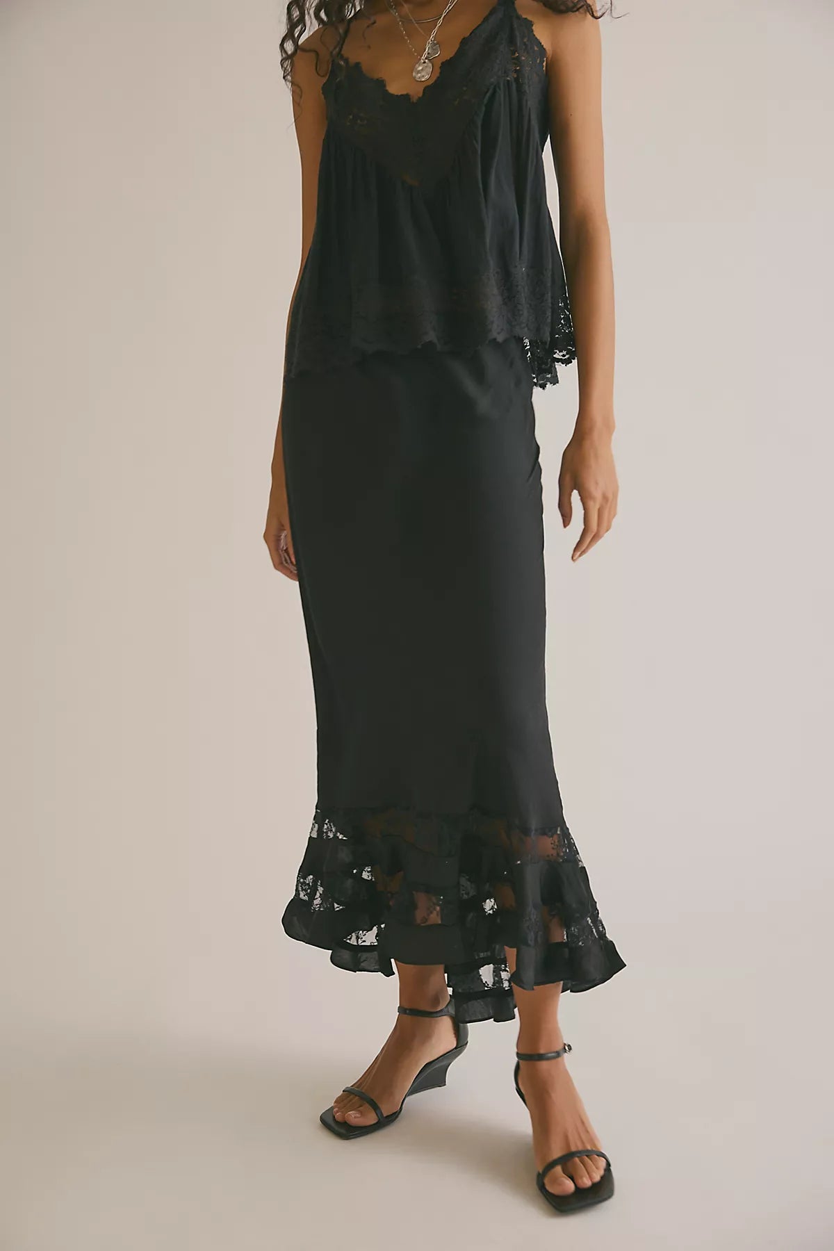 Long Lost Lover Maxi Slip Skirt