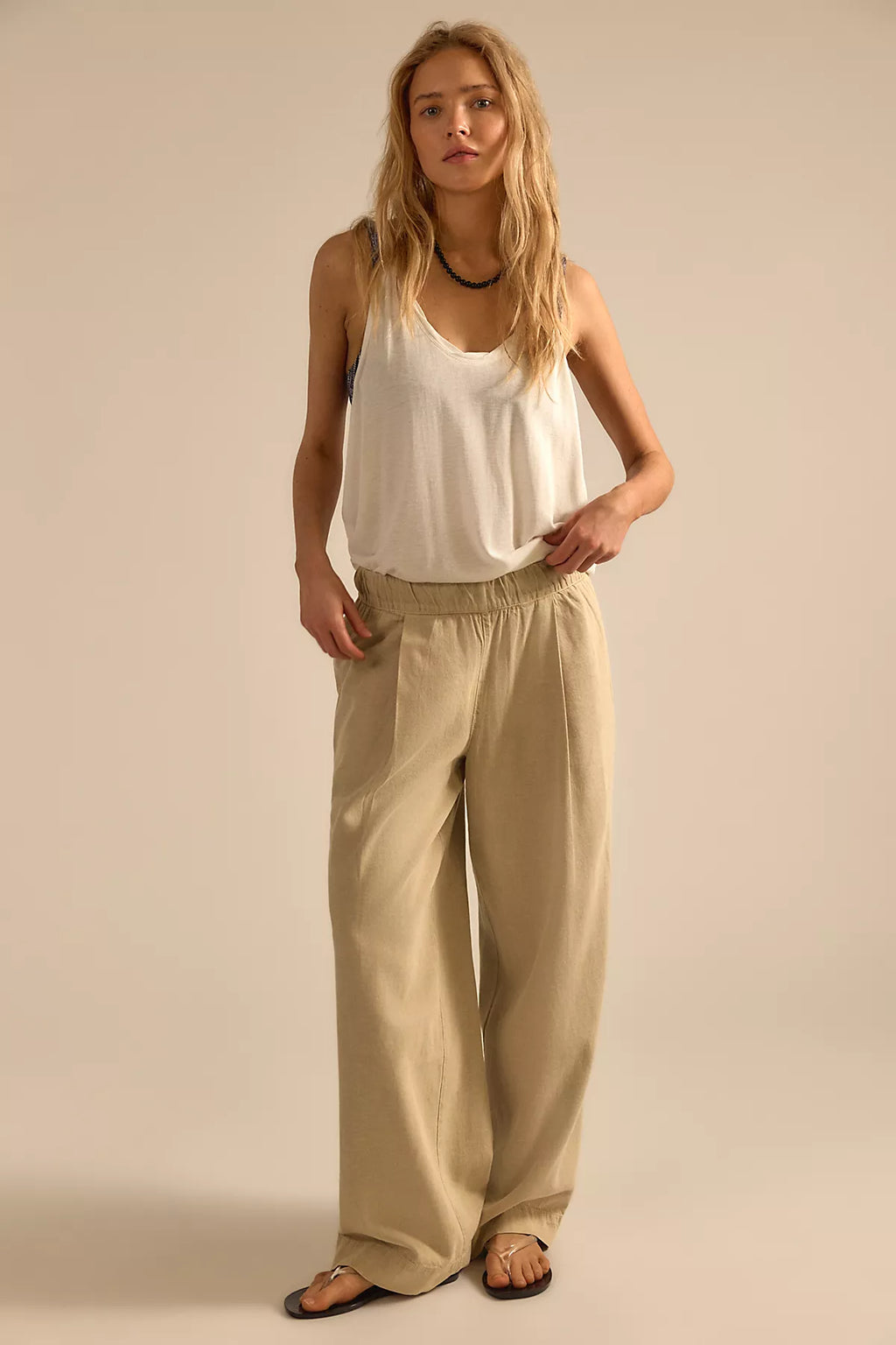 Tidal Moon Low-Rise Pull-On Pants
