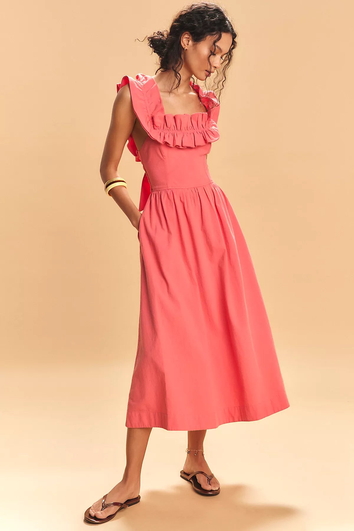 Ruffle It Up Midi Dress