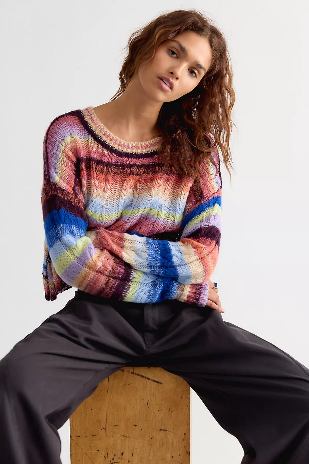 Winona Airspun Cable Knit Pullover