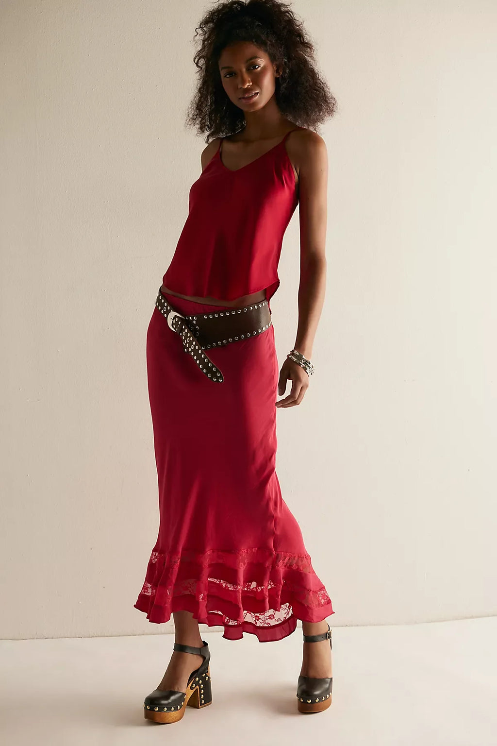 Long Lost Lover Maxi Slip Skirt