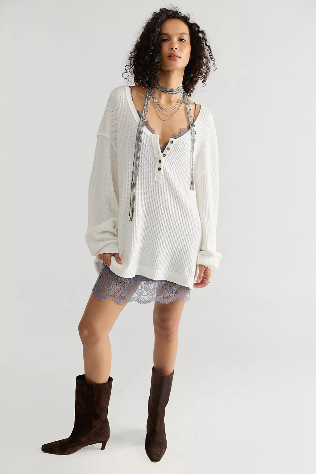 We The Free Montreal Oversized Thermal Henley