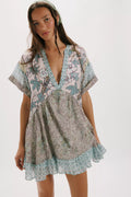 Agnes Printed Mini Dress