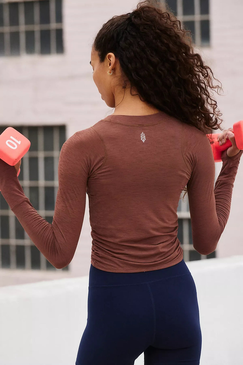Tempo Ruched UV Protection Long Sleeve