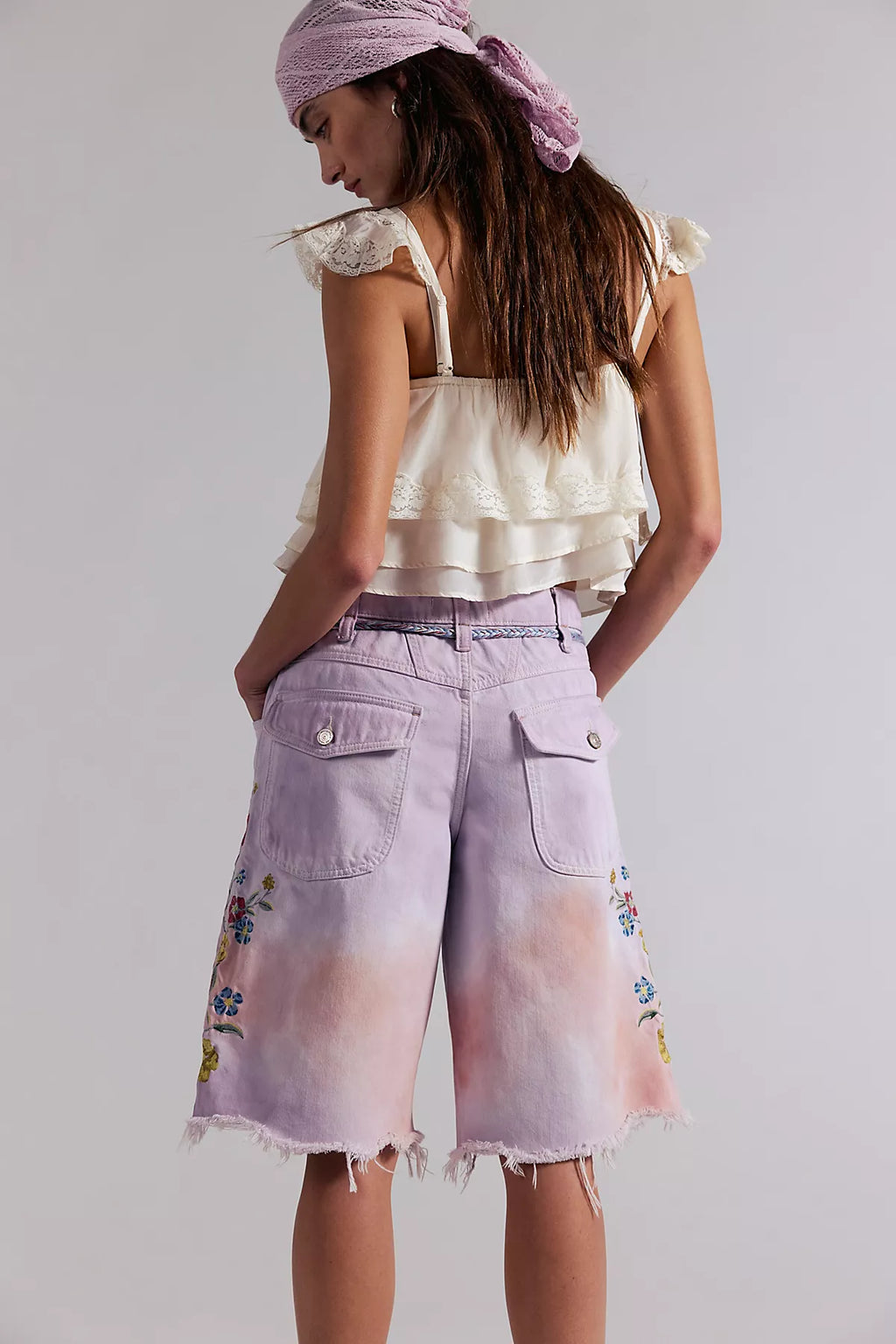 We The Free Sweet Destiny Embroidered Shorts