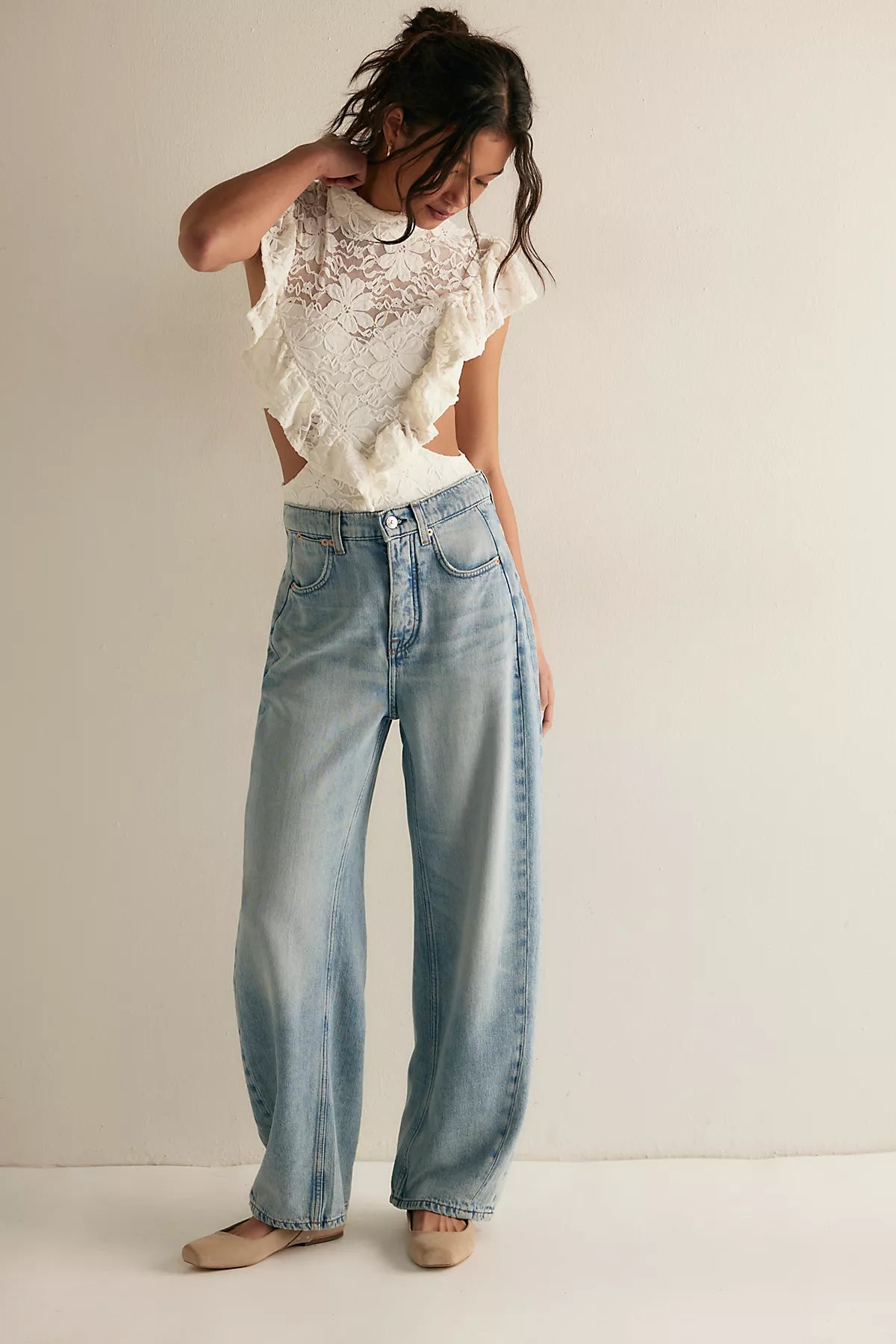 Nightcap Fleur Lace Apron Bodysuit