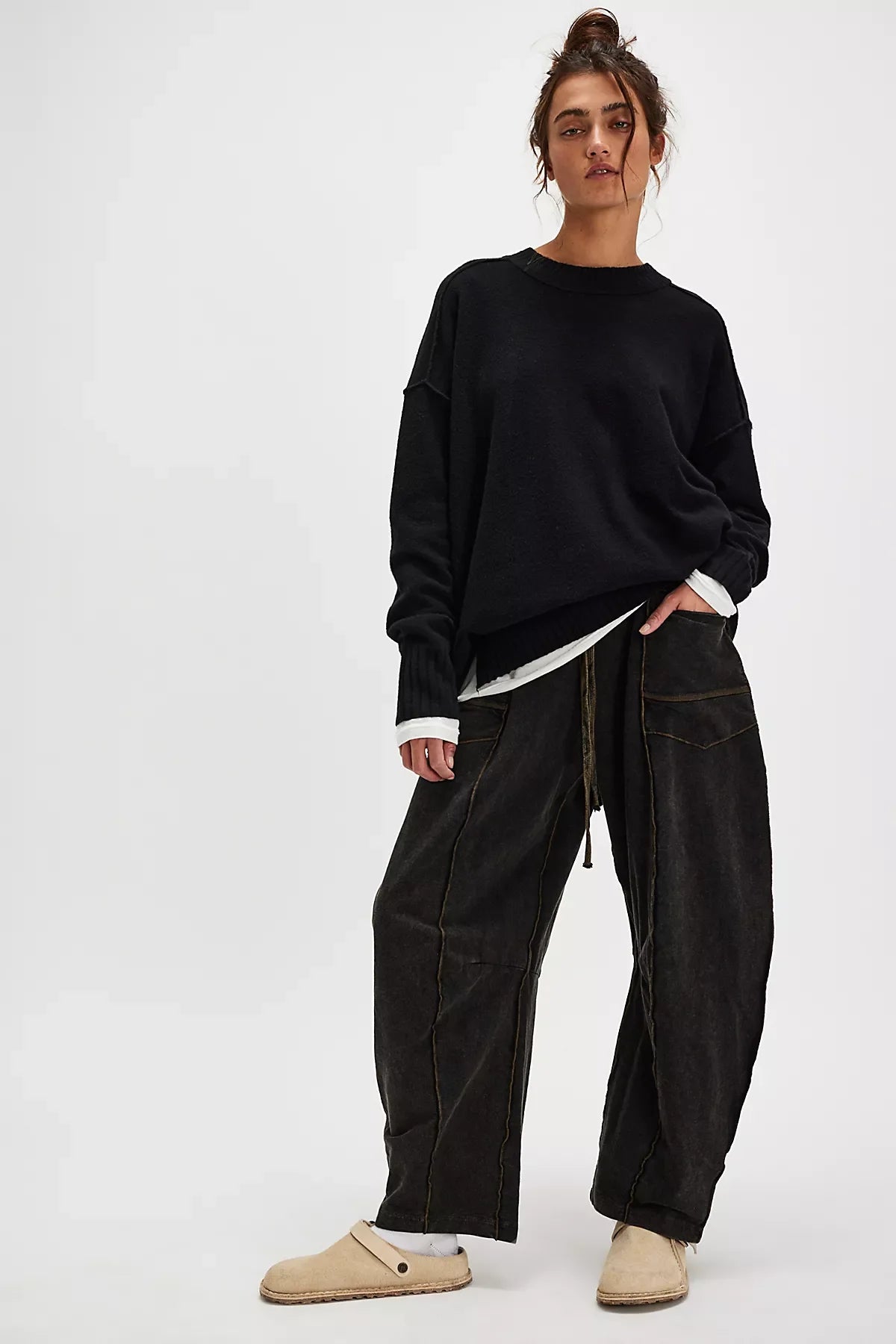 Kaiden Pull-On Barrel Pants