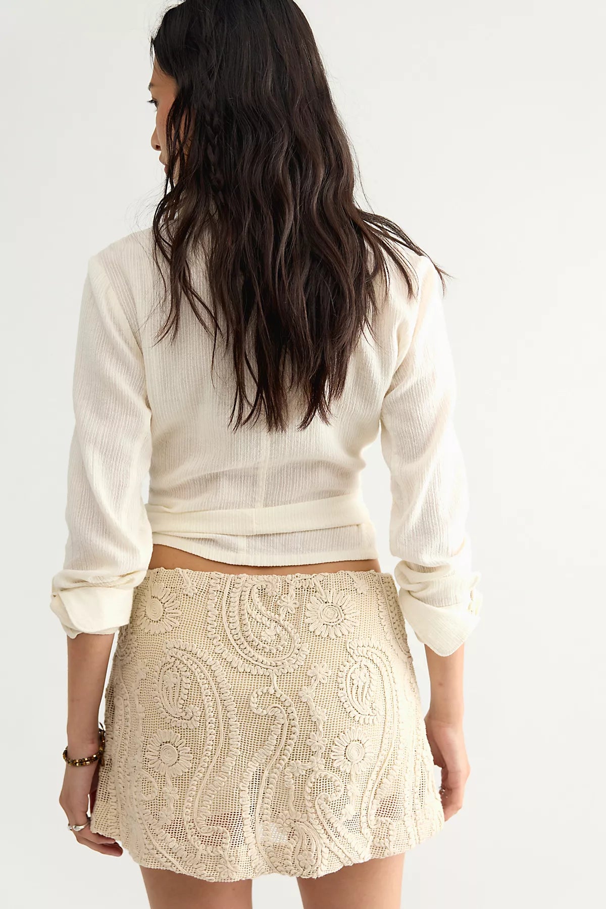 My Little Micro Mini Lace Skort