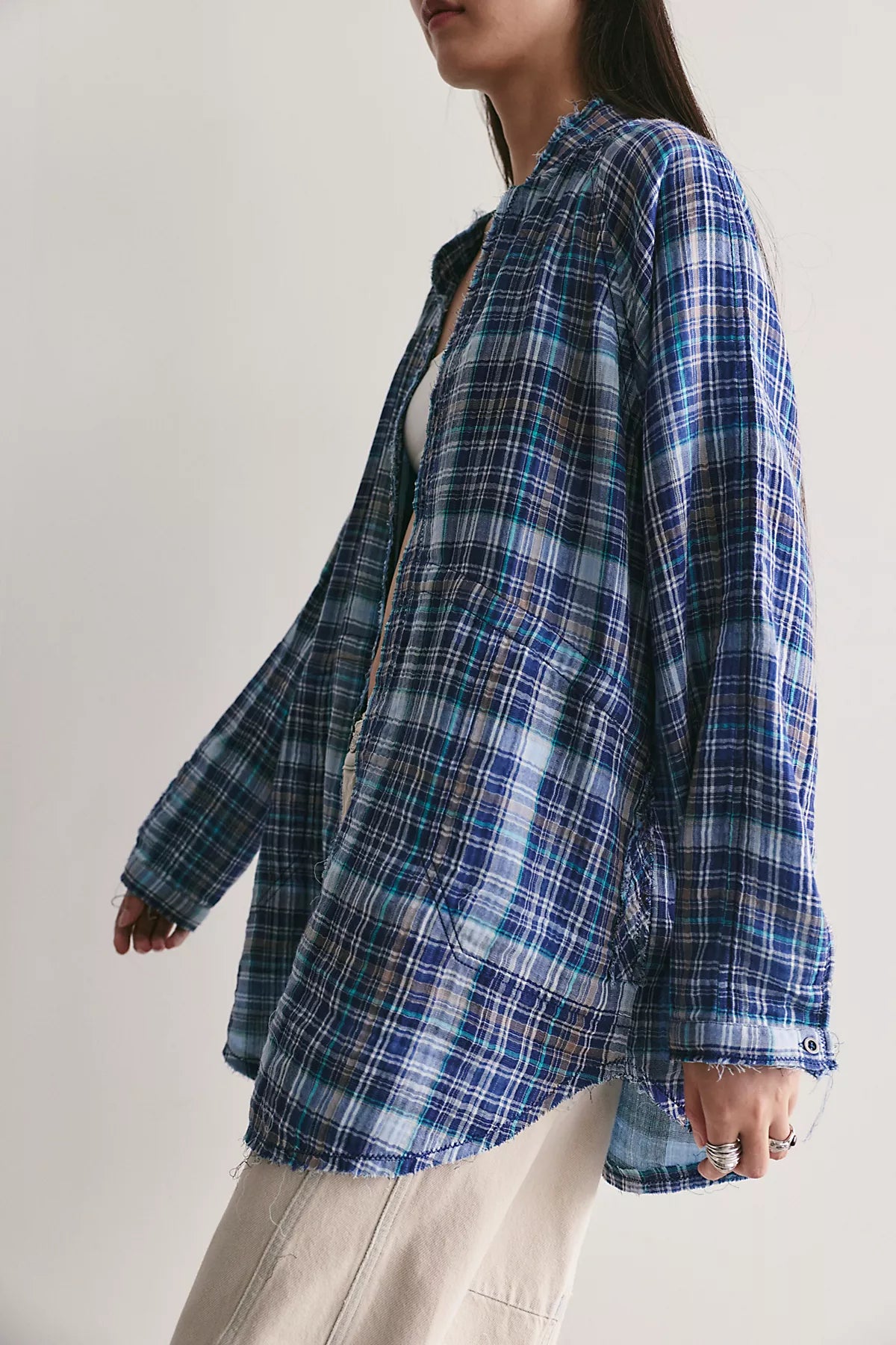 We The Free Summer Daydream Plaid Tunic