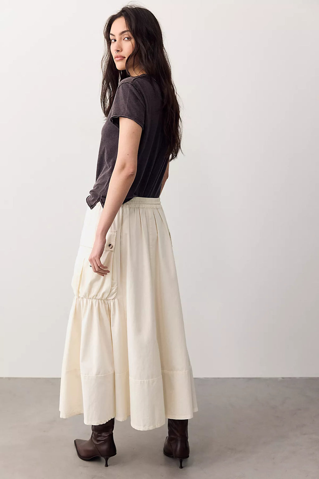 We The Free Trailblazer Cargo Midi Skirt