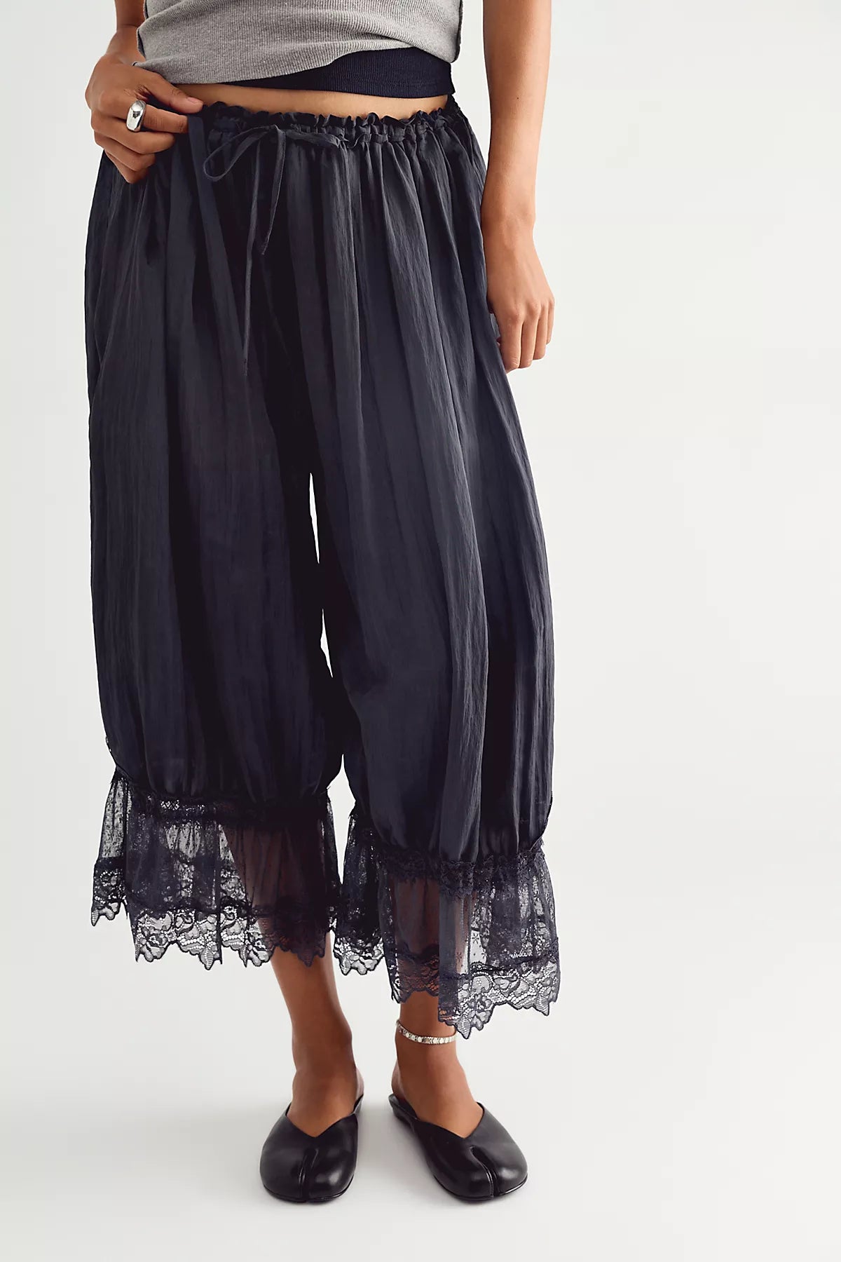 Lights Out Split-Toe Mules