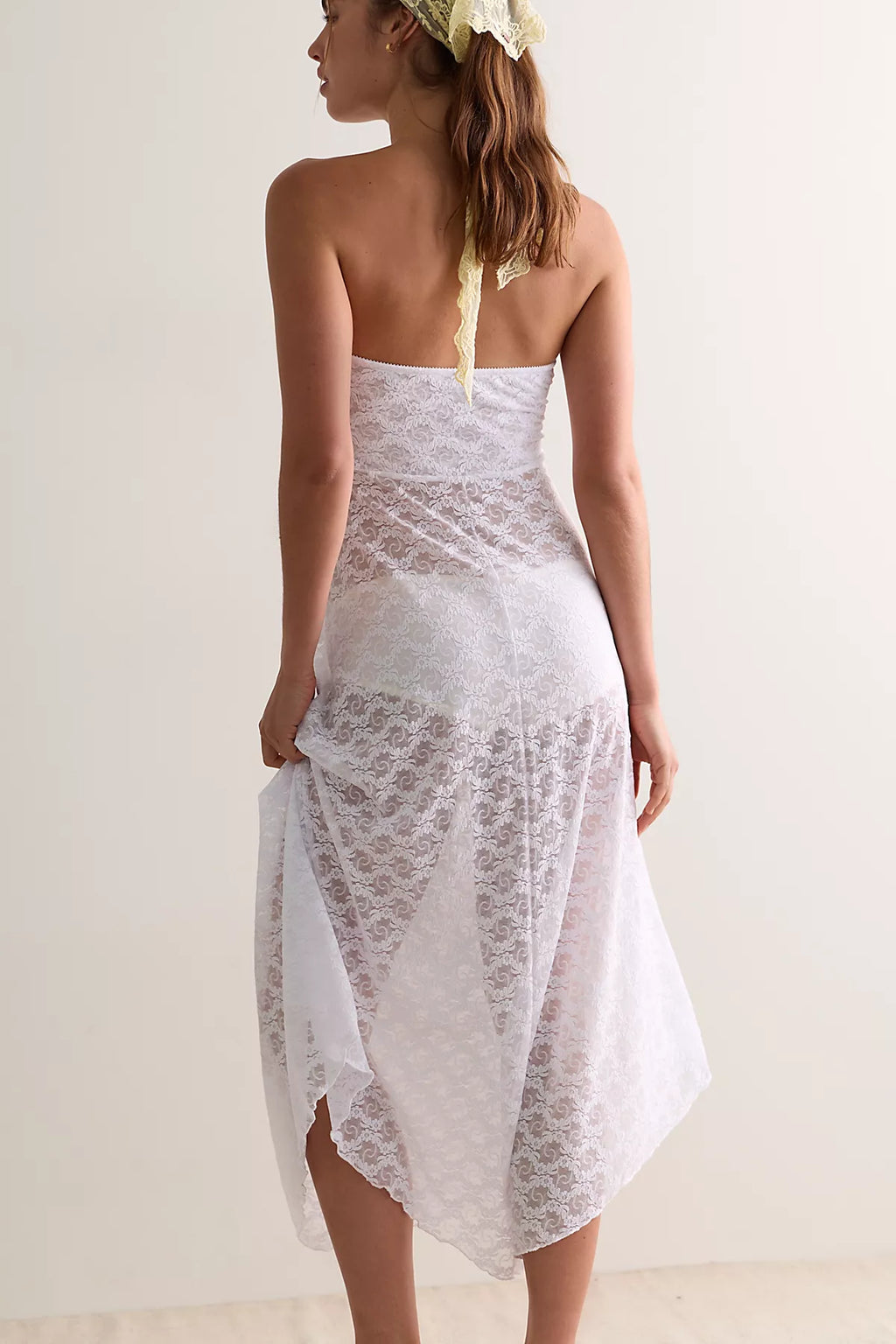 Only Hearts Farah Stretch Lace Midi Slip Dress