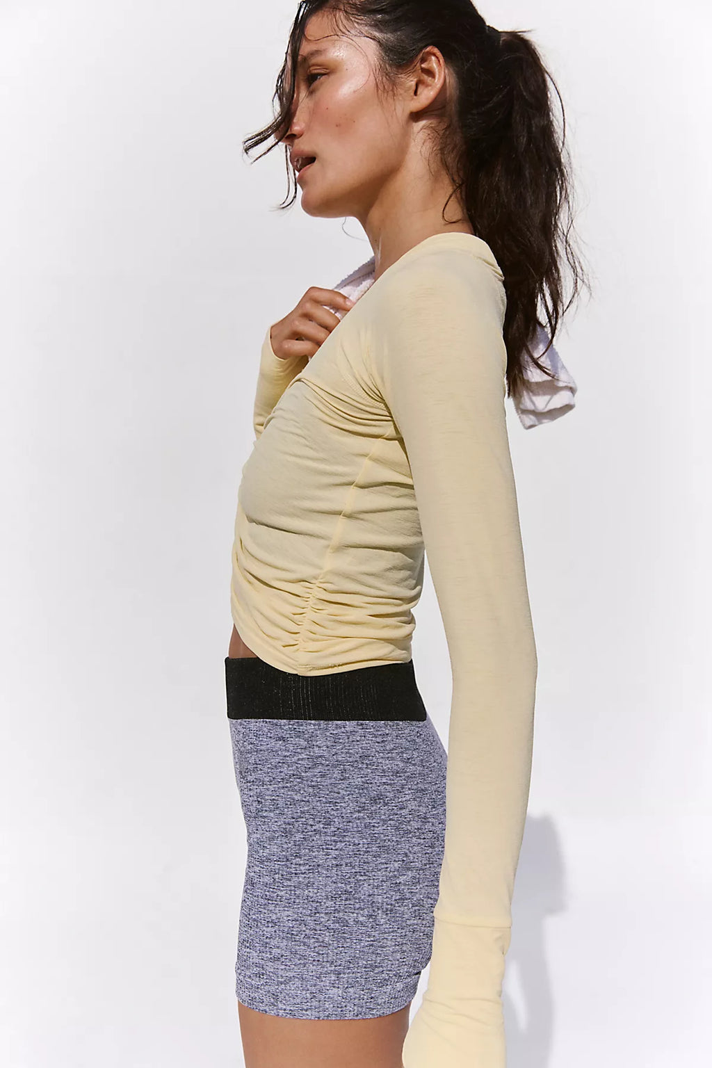 Tempo Ruched UV Protection Long Sleeve