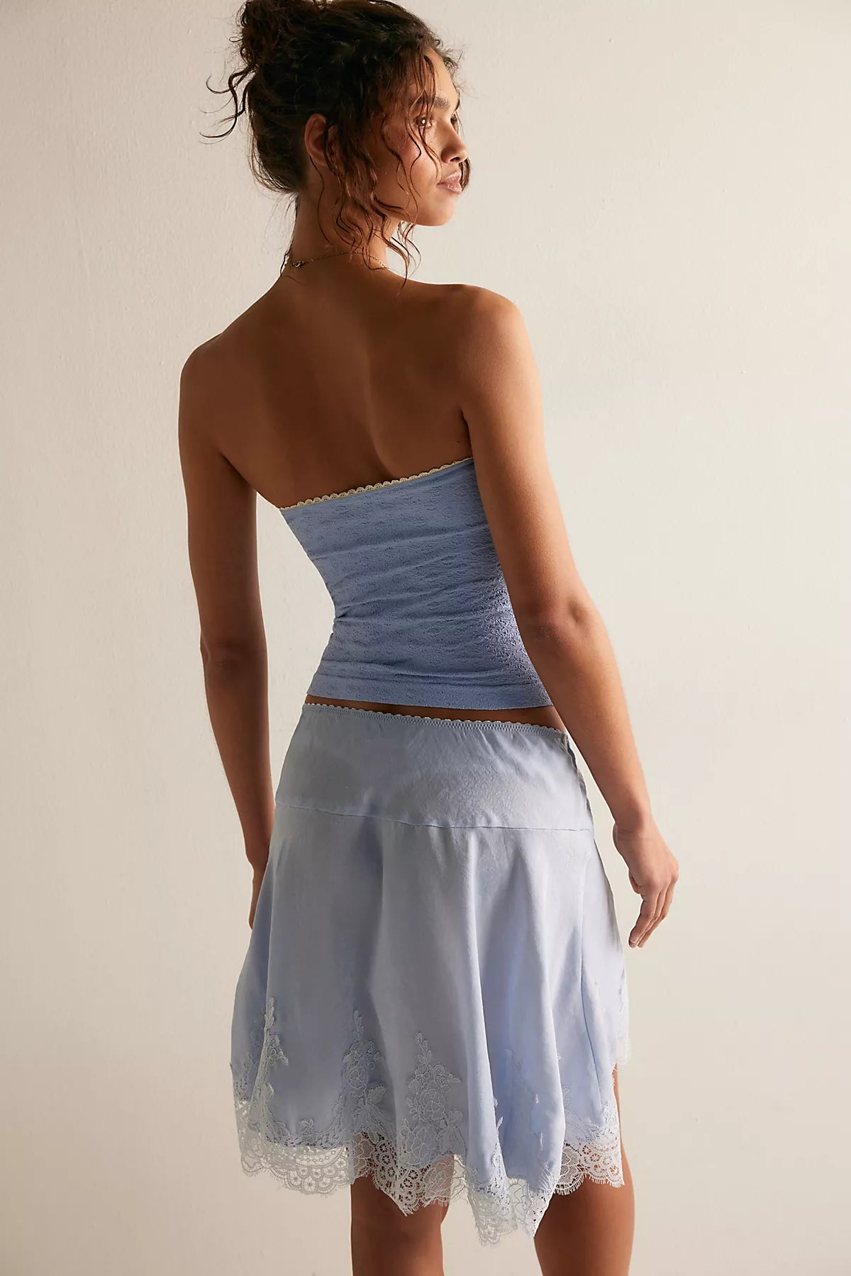 Something Satin Mini Slip Skirt