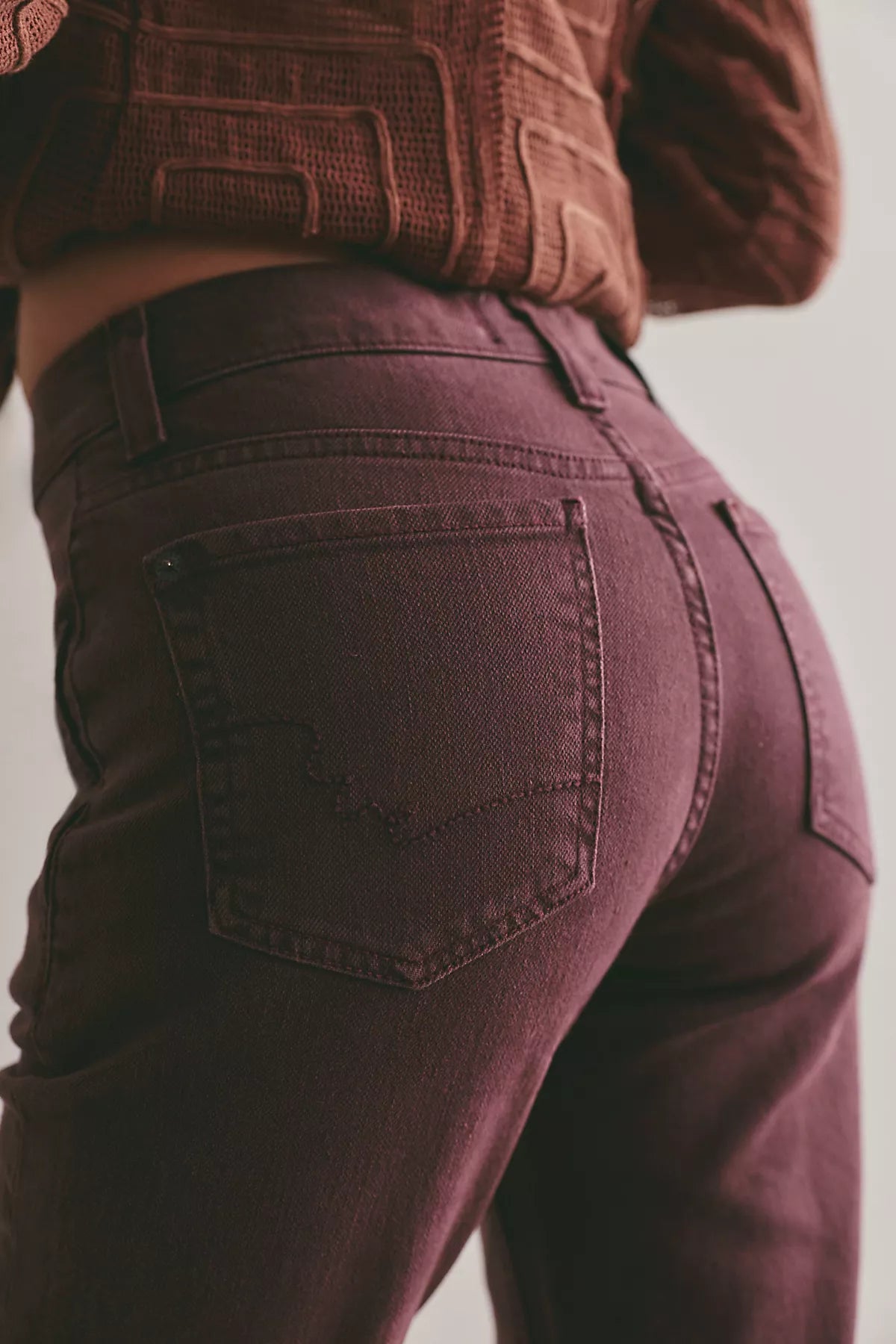 We The Free Double Knot High-Rise Straight Bootcut Jeans