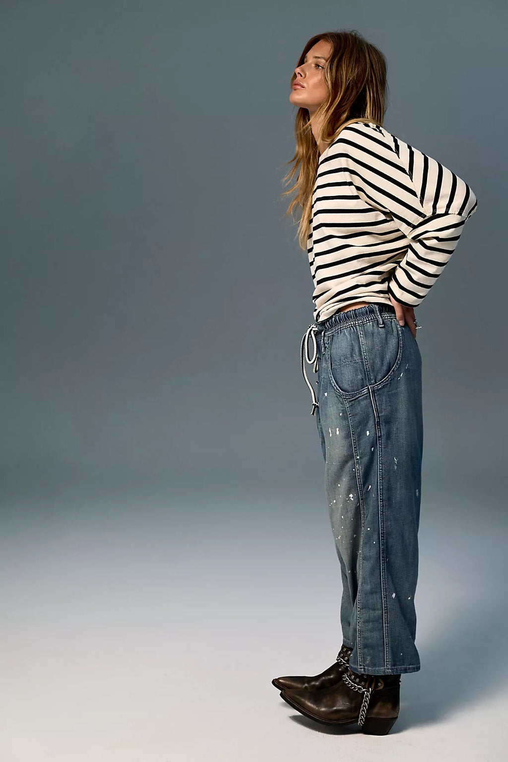 We The Free Fall For You Linen Harem Jeans