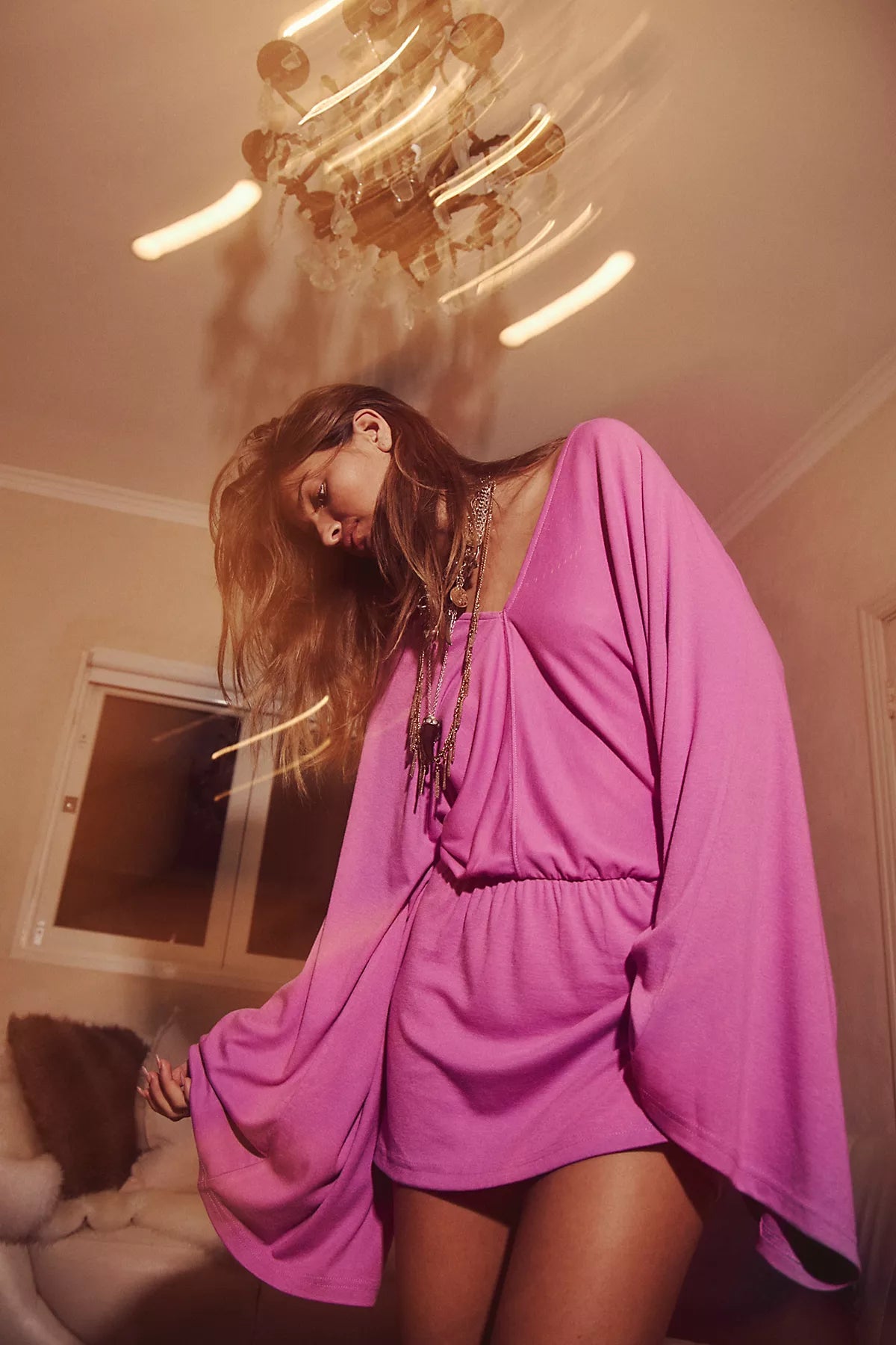 Good Feels V-Neck Mini Dress