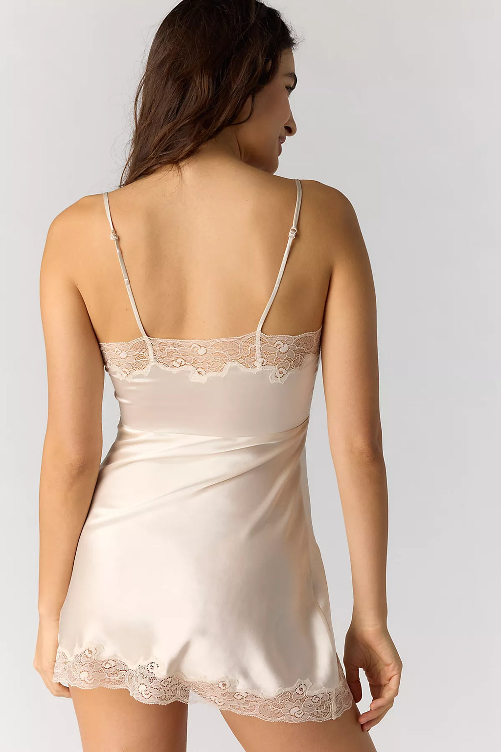 Only Hearts Silk Charmeuse Mini Slip Dress