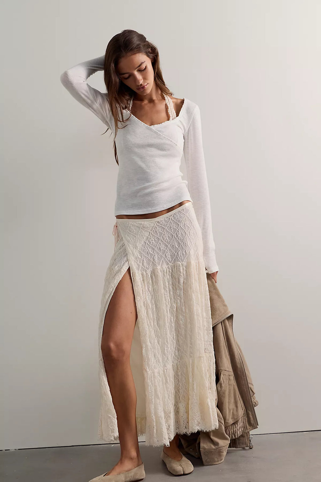 That’s a Wrap Maxi Slip Skirt