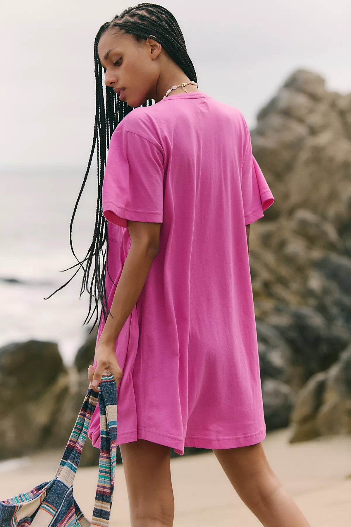 Shorebound Cotton-Jersey Mini Dress