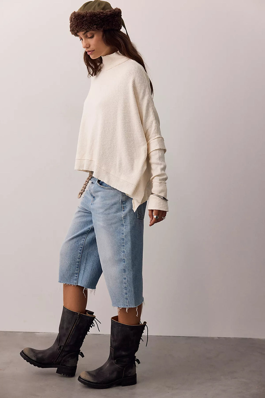 We The Free Moon Daisy Turtleneck Twofer