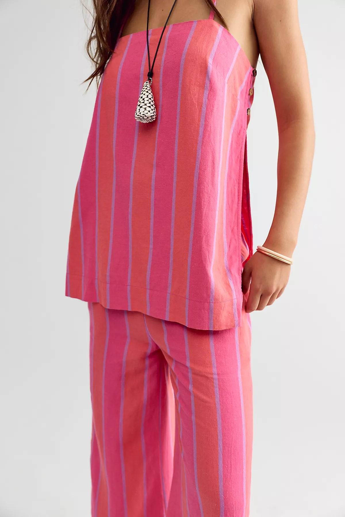 Sightseer Linen Striped Pant Set
