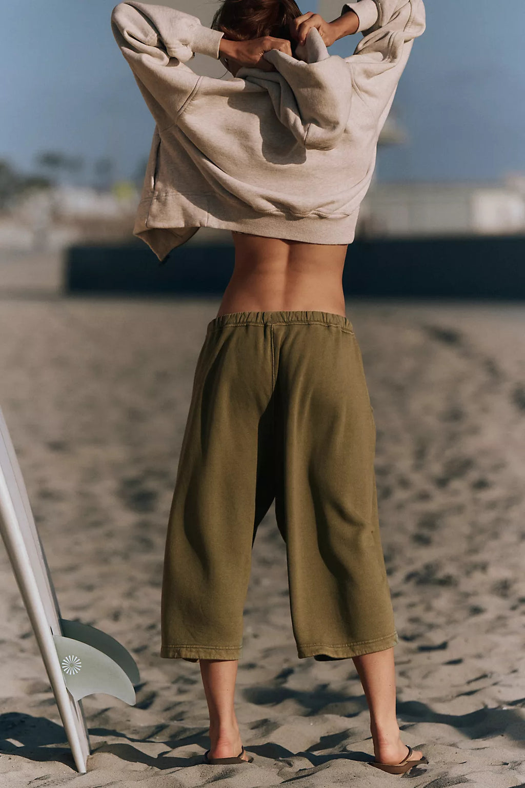 Trackline Cropped Easy Pants