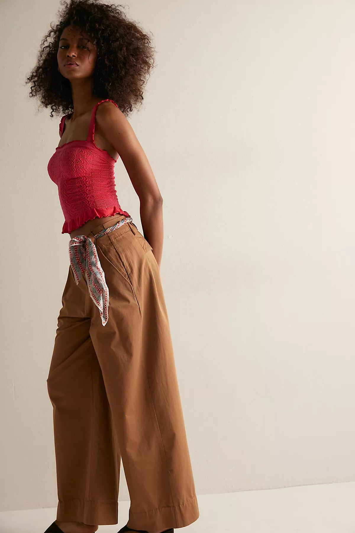 So Soft Frill Square Neck Tank