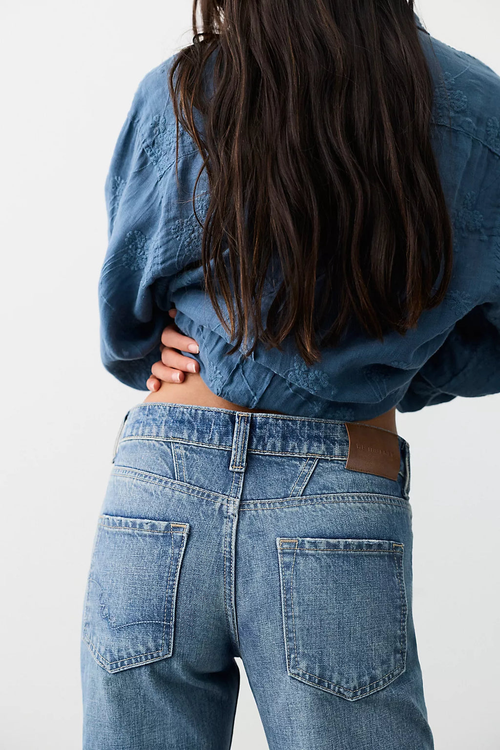 We The Free Luna Mid-Rise Straight Jeans