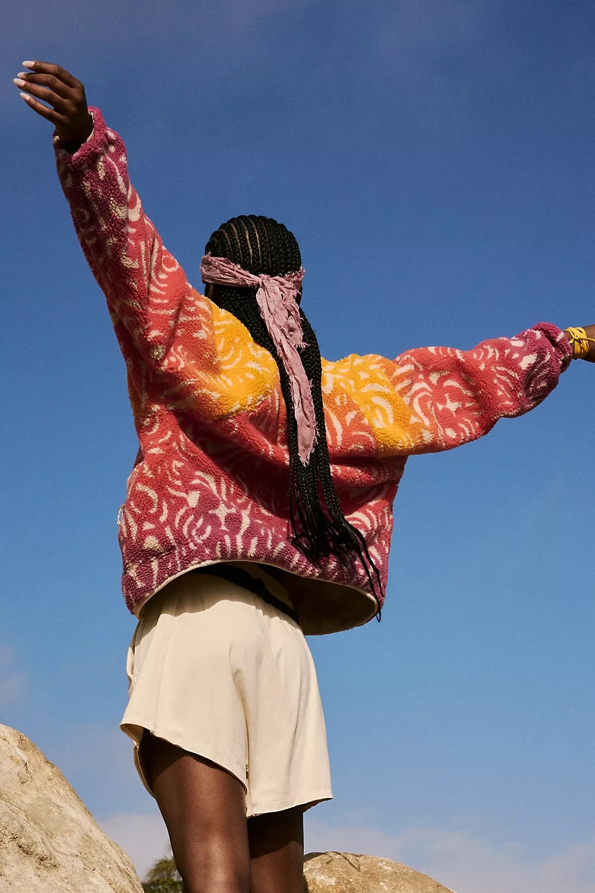 Hit The Slopes Printed Fleece Jacket