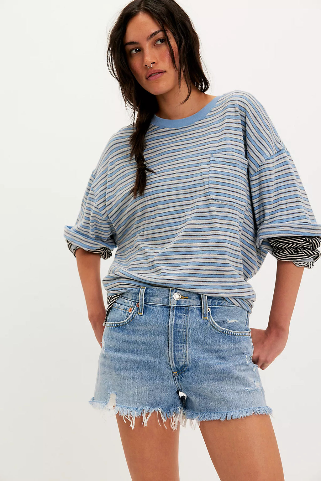 AGOLDE Parker Shorts