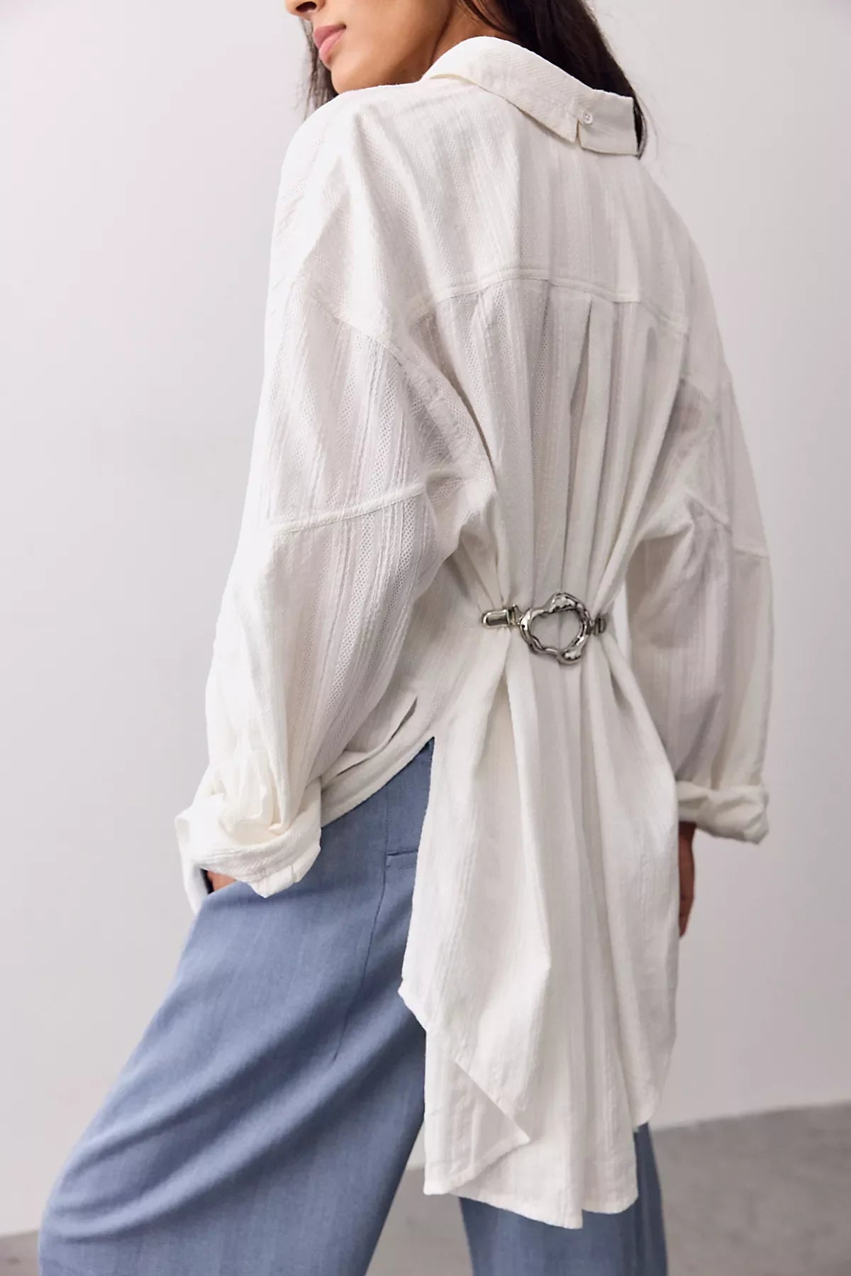 We The Free Selene Dobby Button Down
